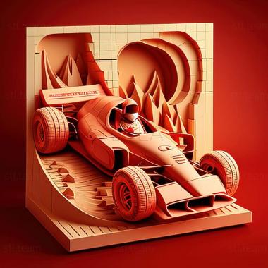 3D model Super Monaco GP game (STL)